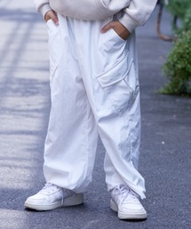 【PAIRMANON STREET】パラシュートパンツ ナイロン カーゴパンツ ウエストゴム