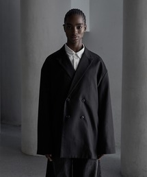 CALLNE（カルネ）の「【CALLNE】 Woolblend Herringbone Double Jacket / ウールブレンドヘリンボーン ダブルジャケット（テーラードジャケット）」