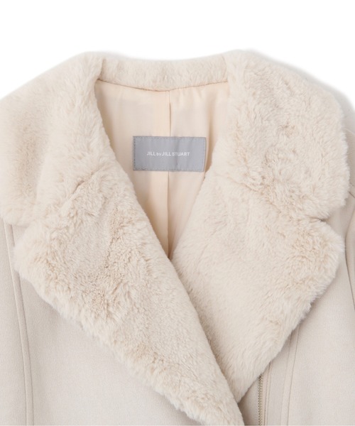 JILL by JILL STUART（ジルバイジルスチュアート）の「◇フェイクファーライダースジャケット（ライダースジャケット・レディース・ブラウン/ホワイト系その他・SMALL/MEDIUM）」の16枚目の写真