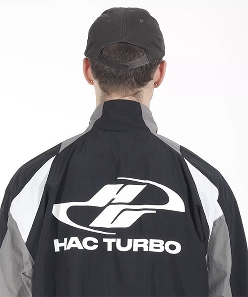 HARSH AND CRUEL（ハーシュアンドクルーエル）の「フットボール/スポーツウェア ナイロントラックジャケット/ピステジャケット ブルゾン HC23W2OT05【Harsh and Cruel】（ブルゾン・メンズ・パープル/ブラック/カーキ・L/M/XL）」の7枚目の写真