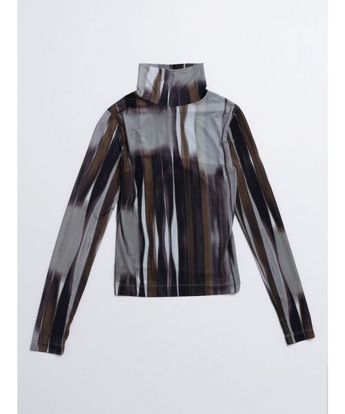 VEQUM（VEQUM）の「【VEQUM】HI NECK FIT TOPS（Tシャツ/カットソー・レディース・その他/グレー/その他1/ホワイト・FREE）」の3枚目の写真