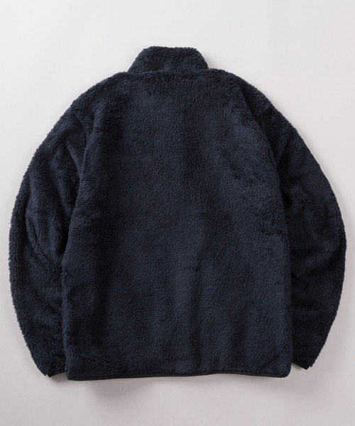 LOGOS(ロゴス)の「【71】【LOGOS PARK/ロゴス パーク】ワンポイントロゴ プリントデザイン 裏地付きシャギー ボアフリースジャケット(ブルゾン・メンズ・ダークブルー/ブラック/オレンジ/グレイッシュベージュ/ダークグリーン/ネイビー系/ワイン系/ブラック系/グレー系/カーキ系・L/M/XL)」の11枚目の写真