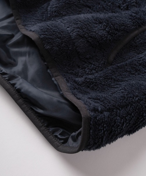 LOGOS(ロゴス)の「【71】【LOGOS PARK/ロゴス パーク】ワンポイントロゴ プリントデザイン 裏地付きシャギー ボアフリースジャケット(ブルゾン・メンズ・ダークブルー/ブラック/オレンジ/グレイッシュベージュ/ダークグリーン/ネイビー系/ワイン系/ブラック系/グレー系/カーキ系・L/M/XL)」の16枚目の写真