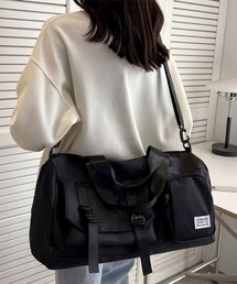 【 ammy. / エイミードット 】 くすみカラー ボストンバッグ / ヨガ スポーツ