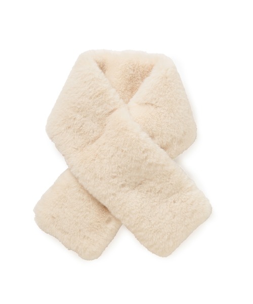 ROPE' PICNIC（ロペピクニック）の「リサイクルフェイクファーティペット（マフラー・レディース・チャコールグレー/ピンク系その他2/ベージュ系その他/キナリ・FREE）」の8枚目の写真