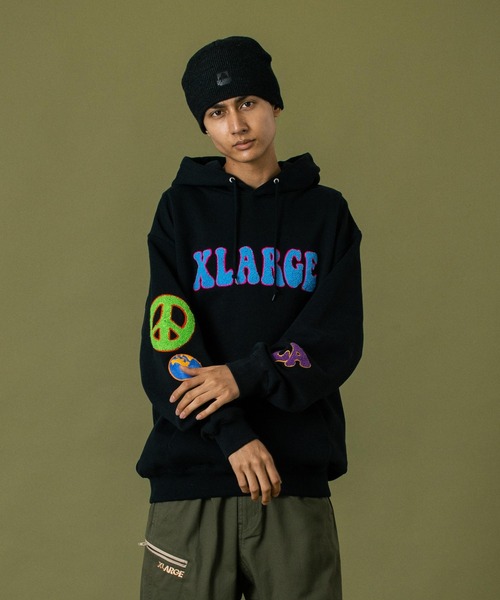 XLARGEパーカー FLOWER PULLOVER HOODED SWEAT(パーカー)|XLARGE(エクストラ
