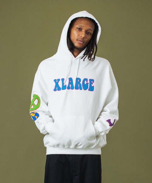 FLOWER PULLOVER HOODED SWEAT（パーカー）｜XLARGE（エクストラ