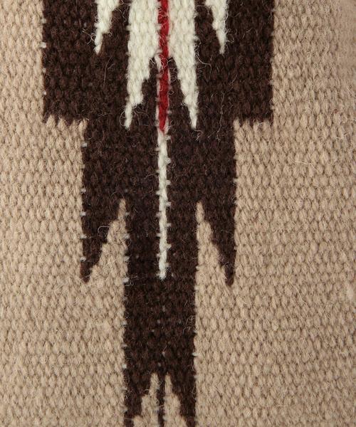 BEAUTY&YOUTH UNITED ARROWS（ビューティーアンドユースユナイテッドアローズ）の「BY TRUJILLO'S ドローストリングバッグ（ハンドバッグ・レディース・オフホワイト/ブラウン・フリー）」の6枚目の写真