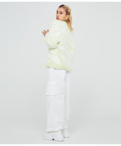 ANAP（アナップ）の「ウエストスピンドルナイロンカーゴパンツ（カーゴパンツ・レディース・オフホワイト/ブラック・FREE）」の15枚目の写真