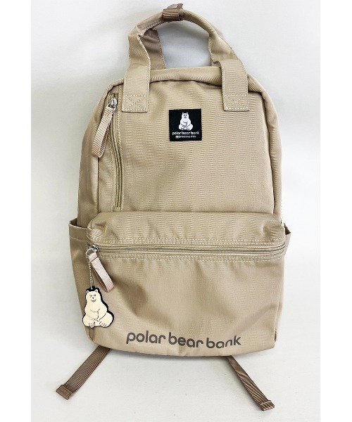 salle de bal（サルデバル）の「POLAR BEAR BANK / ポーラーベアバンク ナイロン ハンドル リュック デイパック PBB 017 MMI（バックパック/リュック・レディース・サックスブルー/ピンク/ブラック/グレイッシュベージュ・FREE）」の8枚目の写真