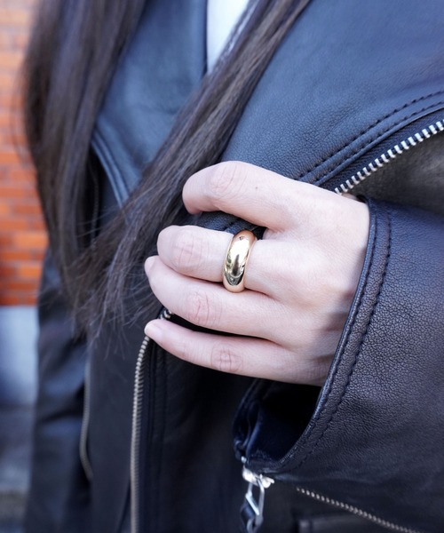 misto accessories（ミストアクセサリーズ）の「Metal ring　#12（リング・レディース・ゴールド/シルバー・FREE）」の2枚目の写真