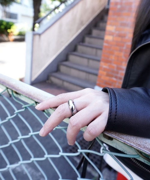 misto accessories（ミストアクセサリーズ）の「Metal ring　#12（リング・レディース・ゴールド/シルバー・FREE）」の4枚目の写真