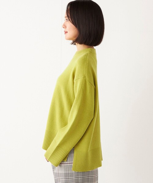 SHIPS Colors:〈手洗い可能〉フラッフィー クルーネック ニット
