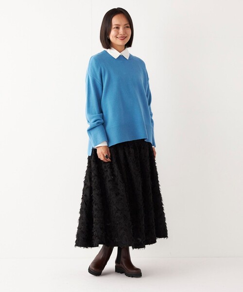 SHIPS for women / シップスウィメン SHIPS Colors:〈手洗い可能〉フラッフィー クルーネック ニット◇ SHIPS Colors:〈手洗い可能〉フラッフィー クルーネック ニット