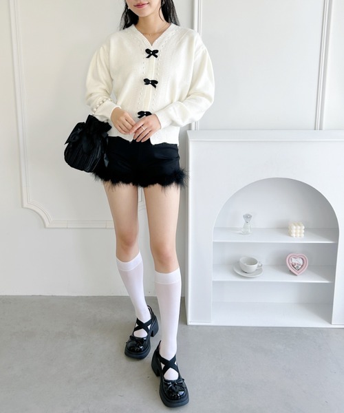 Loueme(ルエム)の「チャンキーヒールバレリーナシューズ(パンプス・レディース・ブラック/シルバー/ピンク・23.5cm/24.5cm/22.5cm)」の21枚目の写真