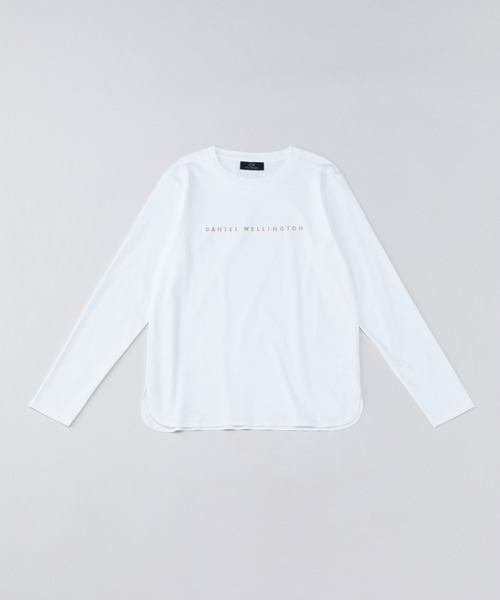 Daniel Wellington（ダニエルウェリントン）の「ストレッチ コットンクルーネック ロングスリーブTシャツ（Tシャツ/カットソー・レディース・ブラウン/ピンク/ホワイト/ミント/ブラック・S/M/L）」の13枚目の写真
