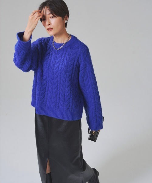 RASW（ラス）の「[RASW]フェイクレザースリットIラインスカート（スカート・レディース・ベージュ系その他/ブラック・S/M/L）」の17枚目の写真