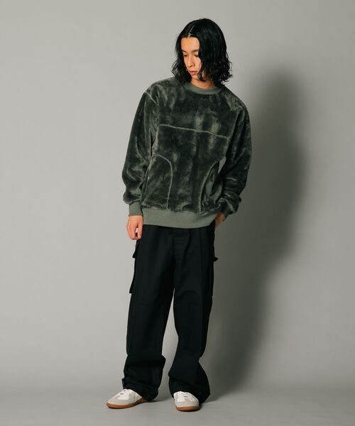 JEMORGAN(ジェーイーモーガン)の「【JEMORGAN/ジェイイーモーガン】ボアボンディング ビッグシルエット トレーナー スウェット(スウェット・メンズ・ブラック/カーキ/ダークブラウン・LARGE/X-LARGE/MEDIUM)」の14枚目の写真