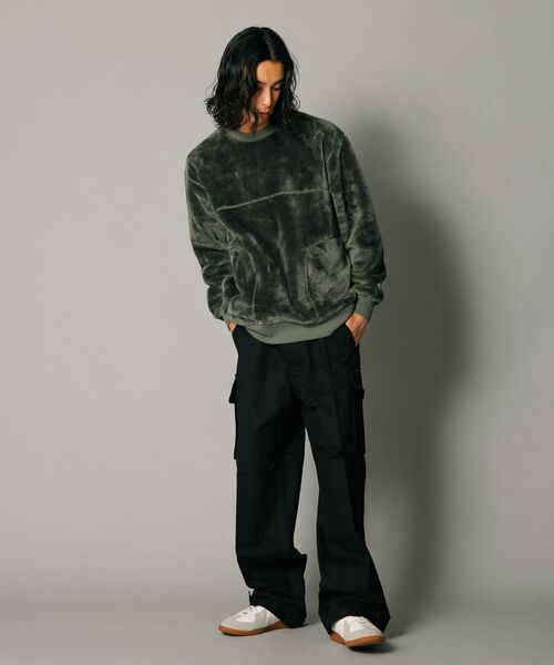 JEMORGAN(ジェーイーモーガン)の「【JEMORGAN/ジェイイーモーガン】ボアボンディング ビッグシルエット トレーナー スウェット(スウェット・メンズ・ブラック/カーキ/ダークブラウン・LARGE/X-LARGE/MEDIUM)」の15枚目の写真