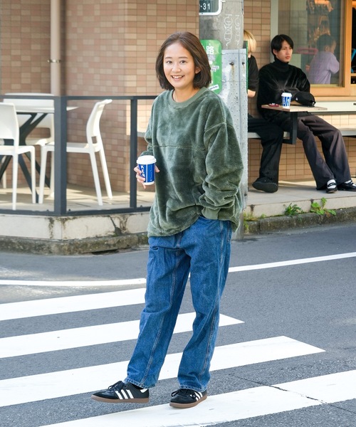 JEMORGAN(ジェーイーモーガン)の「【JEMORGAN/ジェイイーモーガン】ボアボンディング ビッグシルエット トレーナー スウェット(スウェット・メンズ・ブラック/カーキ/ダークブラウン・LARGE/X-LARGE/MEDIUM)」の11枚目の写真