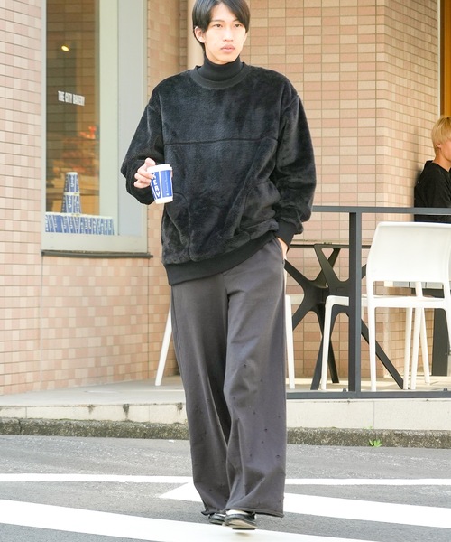 JEMORGAN(ジェーイーモーガン)の「【JEMORGAN/ジェイイーモーガン】ボアボンディング ビッグシルエット トレーナー スウェット(スウェット・メンズ・ブラック/カーキ/ダークブラウン・LARGE/X-LARGE/MEDIUM)」の19枚目の写真