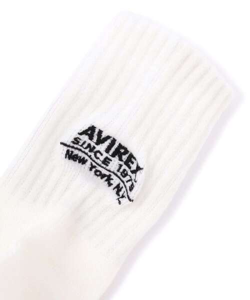 AVIREX（アヴィレックス）の「NEW YORK WOOL SOCKS/ニューヨーク ウールソックス（ソックス/靴下・レディース・ホワイト系2/ブラック・F）」の11枚目の写真