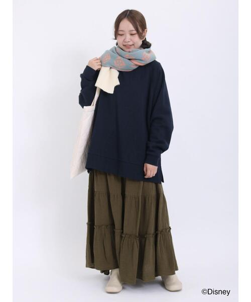 Samansa Mos2（サマンサ モスモス）の「◎ティアードギャザースカート（スカート・レディース・ブラック/カーキ/オフホワイト・F）」の13枚目の写真