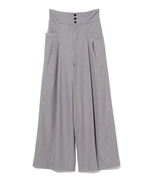 RBS（アールビーエス）の「RBS / ハイウエスト ワイド パンツ（その他パンツ・レディース・シルバー/ブラック・1/0）」の21枚目の写真