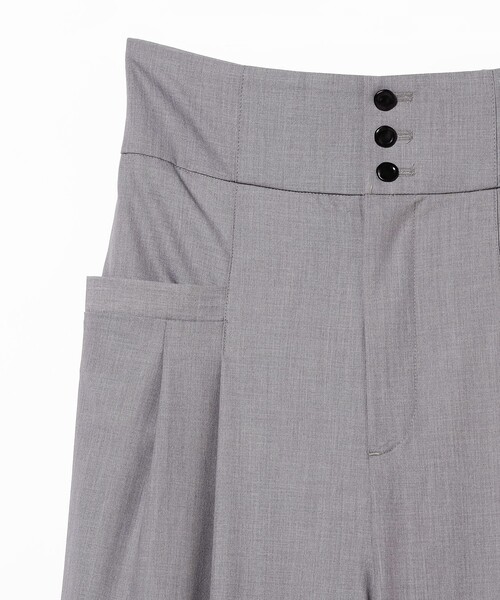 RBS（アールビーエス）の「RBS / ハイウエスト ワイド パンツ（その他パンツ・レディース・シルバー/ブラック・1/0）」の22枚目の写真