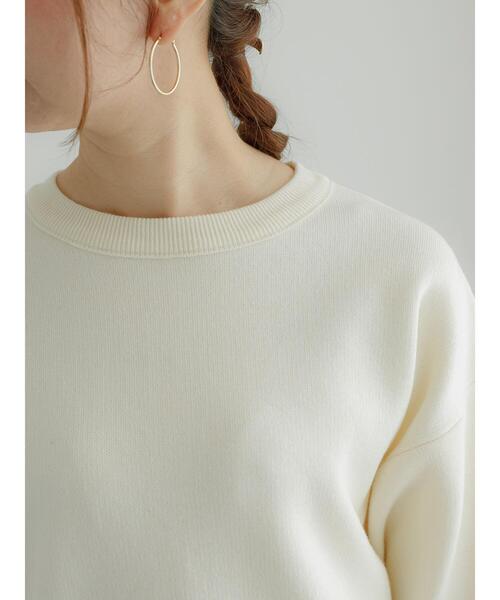 Te chichi（テチチ）の「ダブルジャカードニットチュニック（ニット/セーター・レディース・ミント/チャコールグレー/オフホワイト・F）」の16枚目の写真