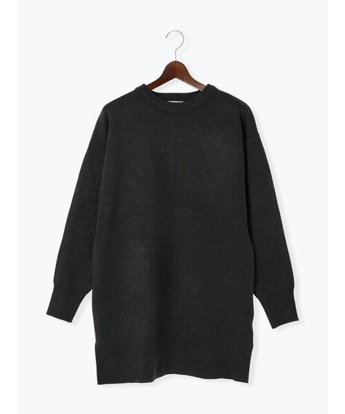 Te chichi（テチチ）の「ダブルジャカードニットチュニック（ニット/セーター・レディース・ミント/チャコールグレー/オフホワイト・F）」の21枚目の写真