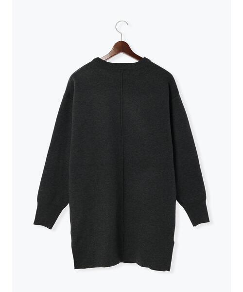 Te chichi（テチチ）の「ダブルジャカードニットチュニック（ニット/セーター・レディース・ミント/チャコールグレー/オフホワイト・F）」の22枚目の写真