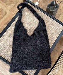 ラメニットトートバッグ