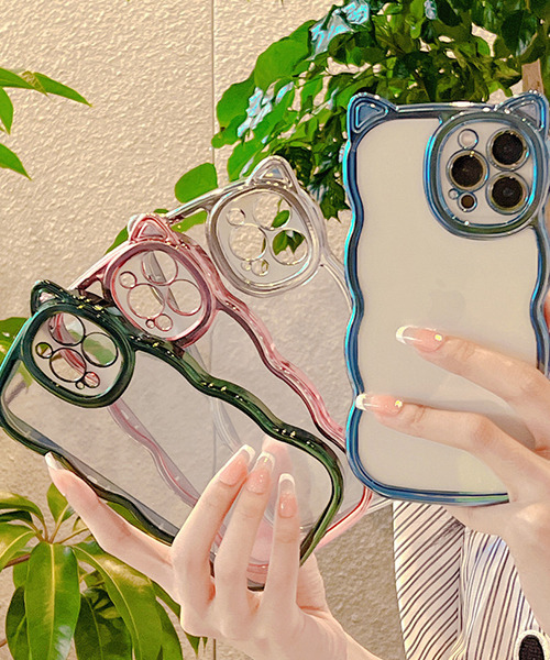 c.u.l（シーユーエル）の「メッキフレーム ネコ耳 iPhoneカバー アイフォンケース ipc701（スマホケース/カバー・レディース・グリーン/ピンク/シルバー/ブルー・iPhone 13/iPhone 12 Pro Max/iPhone 12/iPhone 15/iPhone 15 Pro/iPhone 15 Pro Max/iPhone 14 Pro Max/iPhone 14 Pro/iPhone 14/iPhone 12 Pro/iPhone 11/iPhone 13 Pro Max/iPhone 13 Pro/iPhone 16 Pro/iPhone 16）」の10枚目の写真