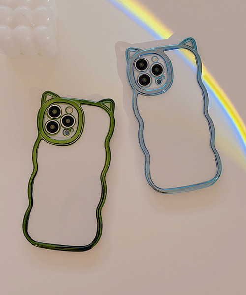 c.u.l（シーユーエル）の「メッキフレーム ネコ耳 iPhoneカバー アイフォンケース ipc701（スマホケース/カバー・レディース・グリーン/ピンク/シルバー/ブルー・iPhone 13/iPhone 12 Pro Max/iPhone 12/iPhone 15/iPhone 15 Pro/iPhone 15 Pro Max/iPhone 14 Pro Max/iPhone 14 Pro/iPhone 14/iPhone 12 Pro/iPhone 11/iPhone 13 Pro Max/iPhone 13 Pro/iPhone 16 Pro/iPhone 16）」の13枚目の写真