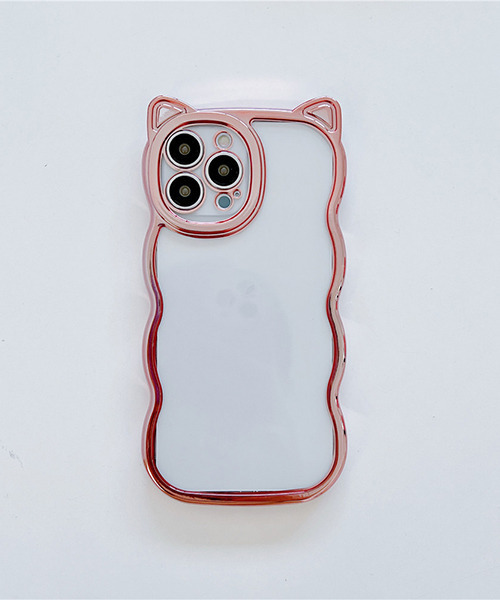 c.u.l（シーユーエル）の「メッキフレーム ネコ耳 iPhoneカバー アイフォンケース ipc701（スマホケース/カバー・レディース・グリーン/ピンク/シルバー/ブルー・iPhone 13/iPhone 12 Pro Max/iPhone 12/iPhone 15/iPhone 15 Pro/iPhone 15 Pro Max/iPhone 14 Pro Max/iPhone 14 Pro/iPhone 14/iPhone 12 Pro/iPhone 11/iPhone 13 Pro Max/iPhone 13 Pro/iPhone 16 Pro/iPhone 16）」の7枚目の写真