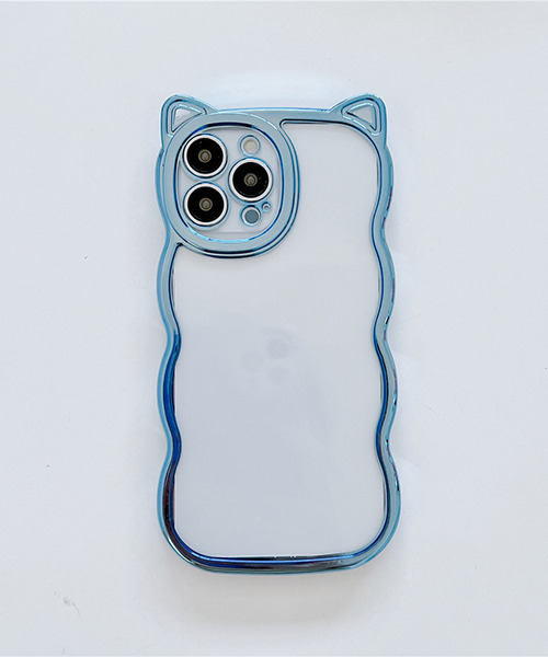 c.u.l（シーユーエル）の「メッキフレーム ネコ耳 iPhoneカバー アイフォンケース ipc701（スマホケース/カバー・レディース・グリーン/ピンク/シルバー/ブルー・iPhone 13/iPhone 12 Pro Max/iPhone 12/iPhone 15/iPhone 15 Pro/iPhone 15 Pro Max/iPhone 14 Pro Max/iPhone 14 Pro/iPhone 14/iPhone 12 Pro/iPhone 11/iPhone 13 Pro Max/iPhone 13 Pro/iPhone 16 Pro/iPhone 16）」の8枚目の写真