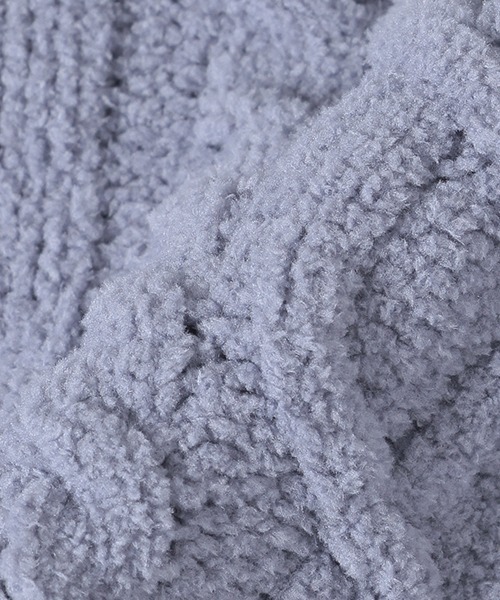 美品メゾピアノジュニア　セーラー　モールニット メゾピアノジュニア(mezzo piano junior)セーラーカラー