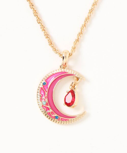 チャイハネ（チャイハネ）の「【チャイハネ】ムーナンネックレス（ネックレス・レディース・レッド系その他/ブラック/ライトブルー/オレンジ/ブルー・FREE）」の4枚目の写真