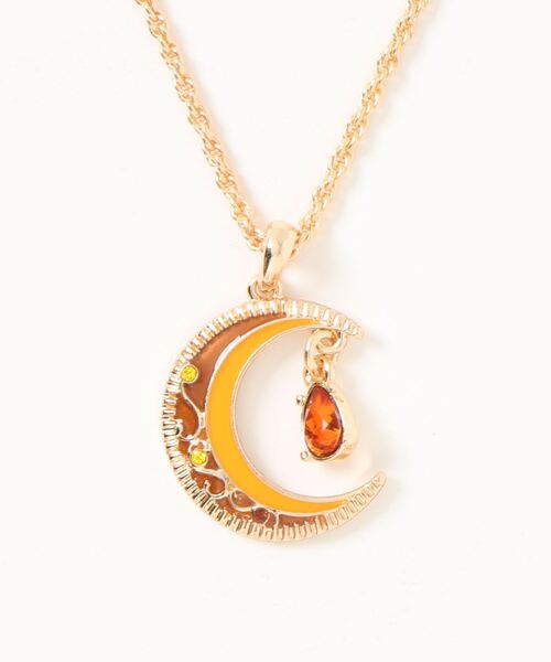 チャイハネ（チャイハネ）の「【チャイハネ】ムーナンネックレス（ネックレス・レディース・レッド系その他/ブラック/ライトブルー/オレンジ/ブルー・FREE）」の5枚目の写真