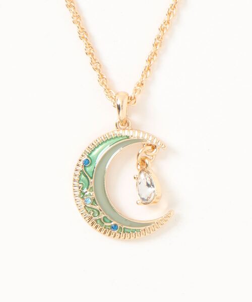 チャイハネ（チャイハネ）の「【チャイハネ】ムーナンネックレス（ネックレス・レディース・レッド系その他/ブラック/ライトブルー/オレンジ/ブルー・FREE）」の3枚目の写真