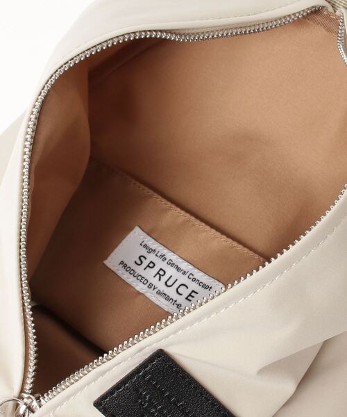 SPRUCE（スプルース）の「EM:SPURCE モカボディバッグ 軽量（ボディバッグ/ウエストポーチ・レディース・カーキ/ホワイト/ブラック/イエロー・FREE）」の8枚目の写真