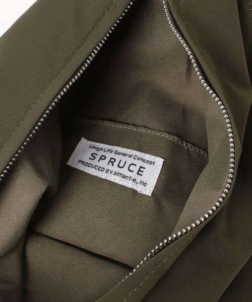 SPRUCE（スプルース）の「EM:SPURCE モカボディバッグ 軽量（ボディバッグ/ウエストポーチ・レディース・カーキ/ホワイト/ブラック/イエロー・FREE）」の9枚目の写真