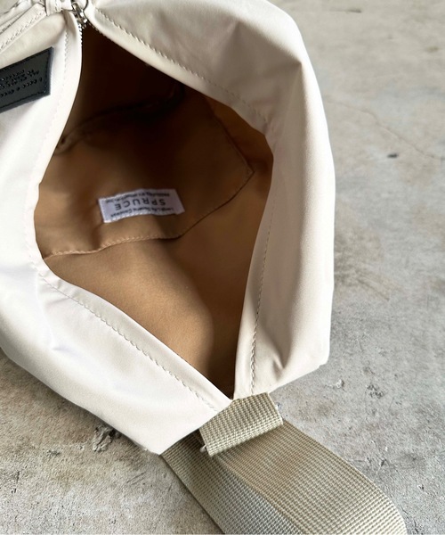 SPRUCE（スプルース）の「EM:SPURCE モカボディバッグ 軽量（ボディバッグ/ウエストポーチ・レディース・カーキ/ホワイト/ブラック/イエロー・FREE）」の20枚目の写真