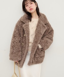 natural couture | 金釦3WAYボアコート(その他アウター)