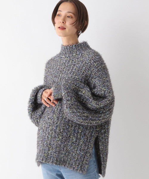 LEPSIM(レプシィム)の「【産前・産後対応】マタニティ/カラーブークレプルオーバー 992231(マタニティウェア/グッズ・レディース・グレー/オフホワイト・FREE)」の11枚目の写真