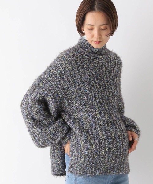 LEPSIM(レプシィム)の「【産前・産後対応】マタニティ/カラーブークレプルオーバー 992231(マタニティウェア/グッズ・レディース・グレー/オフホワイト・FREE)」の12枚目の写真