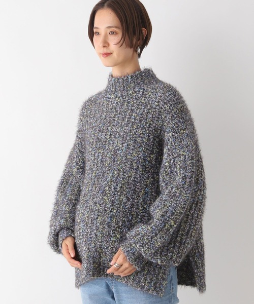 LEPSIM(レプシィム)の「【産前・産後対応】マタニティ/カラーブークレプルオーバー 992231(マタニティウェア/グッズ・レディース・グレー/オフホワイト・FREE)」の13枚目の写真