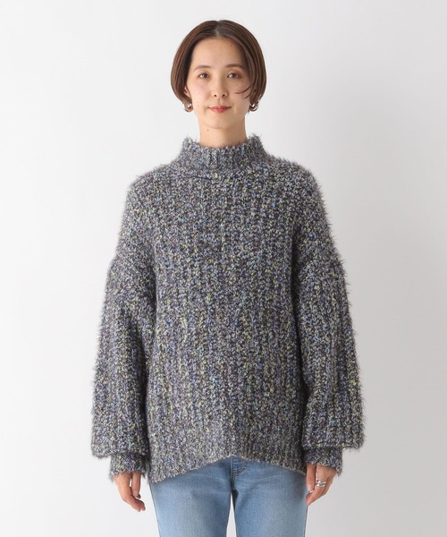 LEPSIM(レプシィム)の「【産前・産後対応】マタニティ/カラーブークレプルオーバー 992231(マタニティウェア/グッズ・レディース・グレー/オフホワイト・FREE)」の14枚目の写真