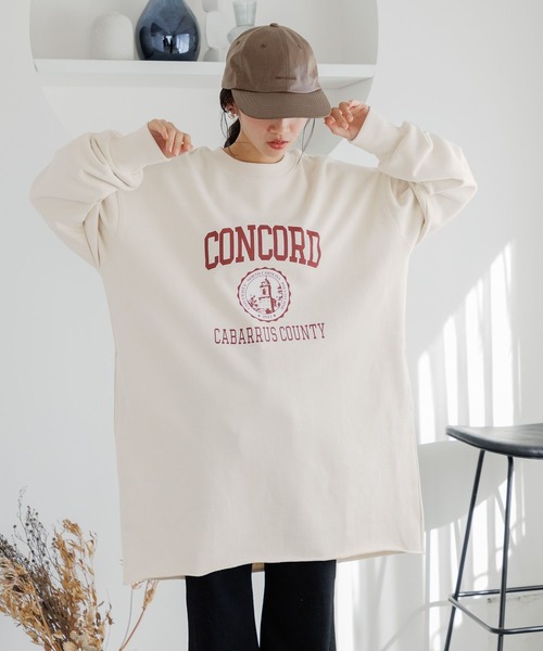 LOWRYS FARM（ローリーズファーム）の「ロゴミニワンピース　996761（ワンピース・レディース・チャコールグレー/ネイビー/アイボリー・FREE）」の8枚目の写真